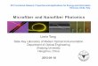 Microfiber and Nanofiber Photonics - Lehigh .Microfiber and Nanofiber Photonics ... Properties and