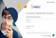 Customer Satisfaction Survey - FABEC 2… · Customer Satisfaction Survey ... The study has been performed using an Online questionnaire hosted on the ... it gets even better score