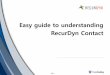 Easy guide to understanding RecurDyn Contactsupport.recurdyn.com/wp...Easy-guide-to-understanding_RecurDyn_… · 4 ⓒ2016 FunctionBay, Inc. Researches on contact mechanics Micro