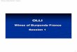 Wines of Burgundy France Session 1 - Welcome to the OLLI ... · Wines of the World - France . 4 . A.O.C. Appellation d’Origine Contrôlée Laws established in 1930s set minimum