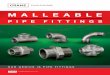 MALLEABLE - Crane Fluid Systems Literature...BS EN 10226-2 and BS 21. ... will conform to BS EN 10241. Crane malleable iron fittings also have the approval of the Loss Prevention Certification
