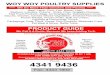 We Do More Than Chicken and Poultry · PRODUCT GUIDE We Call It A Guide, Because We keep Adding To It. WOY WOY POULTRY SUPPLIES Beef, Lamb, Pork, Fish, Bacon, …