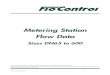 Metering Station Flow Data - FloControl Ltd | PICV, ABV, … · 2016-01-06 · double regulating valve complying to BS 7350, ... Stainless Steel Metering Station DN80 Issue 1 DN80