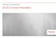 Santander Consumer Bank Q4 2017 Investor Presentation · Q4 2017 Investor Presentation. ... leasing, factoring and auto financing ... Auto Loans & Hire Purchase Customers • Private