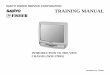 REFERENCE No. TRAINING MANUAL 780010 - Index chassis AVM-2780G (trainin  sanyo fisher service corporation