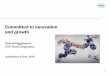Committed to innovation and growth - Roche Product Market Instruments / Devices Central Laboratory US cobas 8000  – high throughput immunochemistry analyzer 