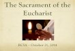 The Sacrament of the Eucharist - Liturgical Publicationsuploads.weconnect.com/mce/23b23be9da2519c88f11c084310bcc... · 2016-11-25 · The Sacrament of the Eucharist ... 7 Secrets