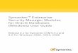Symantec Enterprise Security Manager Modules for … Enterprise Security Manager Modules for Oracle Databases (Windows) User Guide Release4.1forSymantecESM6.5.xand 9.0 For Windows