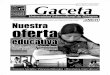 Gaceta mes octubre BUENA - unich.edu.mxunich.edu.mx/wp-content/uploads/2012/11/gaceta_1.pdf · por el Secretario de Educación, Prof. Alfredo Palacios Espinosa, se ... Kroeber en