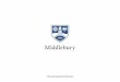 MIDDLEBURY VISUAL IDENTITY SYSTEM Identity Manual... · MIDDLEBURY VISUAL IDENTITY SYSTEM REV. 021816 Contents INTRODUCTION 1 Introduction 2 Brand Architecture and Narrative 4 Visual