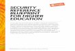 SECURITY REFERENCE BLUEPRINT FOR HIGHER EDUCATION · The Security Reference Blueprint for Higher Educa on ... Campus Wi-Fi Zone ... This Security Reference Blueprint for Higher Education