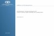 Strategic evaluation of FAO's role and work in forestry · STRATEGIC EVALUATION OF FAO’S ROLE AND WORK IN FORESTRY Office of Evaluation ... 4.2 Operational work in forestry 
