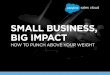 SMALL BUSINESS, BIG IMPACT - Salesforce.com: The … · SMALL BUSINESS, BIG IMPACT. 2 / Introduction ... the Salesforce1 Mobile App makes it possible to sell from anywhere, allowing