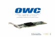 OWC Jupiter mini-SAS 6G HBA PCIe Card - … 6G-HPCI-2E...performance benefits of oWC Jupiter mini-sas enterprise-class ... Before Installing the OWC Jupiter mini-SAS 6G HBA PCIe 