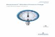 Rosemount Wireless Pressure Gauge - .Reference Manual 00809-0100-4045, Rev AB March 2016 Rosemount