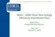 2016 2018 Three Year Energy Efficiency Investment Planaeenewengland.org/images/downloads/Past_Meeting_Presentations/ara… · 2016 – 2018 Three Year Energy Efficiency Investment