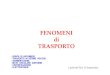 FENOMENI di TRASPORTO - roma1.infn.it · - spinta di archimede - trasporto in regime viscoso - sedimentazione - moto circolare uniforme - centrifugazione - elettroforesi fenomeni!