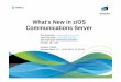 What's New in z/OS Communications Server - SHARE€¦ · What's New in z/OS Communications Server ... • z/VM® • z/VSE ... other auditing tools Security Auditor Detailed event