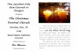 The Junction City Arts Council in Oregon Christmas Festival...Under the direction of Nadine Wiles, the Christmas Festival Chorale will perform the cantata Let the Whole World Sing