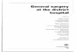General surgery at the district - World Health Organizationwhqlibdoc.who.int/publications/1988/9241542357_eng_part1.pdf · General surgery at the district hospital edited by ... 1