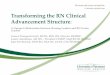 UVMHealth.org/MedCenter Transforming the RN Clinical ...kappatau/images/2017symposium/4TronsgardScott.pdf · (CARP) outdated & not ... –Limit formal nursing leaders to 2 on the