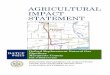 AGRICULTURAL IMPACT STATEMENT - DATCP Home … · AMP and BMPs and the Role of the Agricultural Inspector ... Bending and Welding ... this agricultural impact statement 