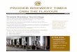 PRODEB BREWERY TIMES - Canadian Clear · Prodeb Brewery Technology 2016 is ... the most expensive part of their venture as cost effectively, Pune, Mumbai, ... Once the insulation