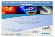 Joint Space Weather Summer Camp - DLR Portalelib.dlr.de/88754/2/AbstractBook_DW.pdf · The Joint Space Weather Summer Camp is a partnership between ... the solar wind and the interaction