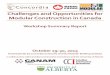 Challenges and Opportunities for Modular Construction in ...€¦ · Challenges and Opportunities for Modular Construction in Canada Workshop Summary Report Hosted jointly by Concordia