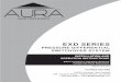 EXD SERIES - AURA Gas Controls SERIES.pdf · EXD SERIES PRESSURE DIFFERENTIAL ... telephone or written request for service advice be made to AURA Customer Service in Virginia 