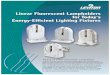T-8 and T-5 Linear Fluorescent Lampholders Linear...T-8 and T-5 Linear Fluorescent Lampholders Leviton’s new line of bi-pin fluorescent lampholders offer manufacturers a ... T-8