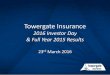 PPT template Towergate Group blue presentation sized€¦ · Introduction 2. Business Segment Highlights ... insurance and reinsurance group alongside Arch Insurance
