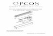 OPCON IN-GROUND CONVERSION KIT FOR STANLEY MAGIC … · ASSEMBLY & INSTALLATION MANUAL OPCON IN-GROUND CONVERSION KIT FOR STANLEY MAGIC FORCE Go to for shop drawings, architectural