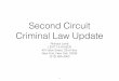 Second Circuit Criminal Law Update - Criminal … Circuit Lecture 2016...Second Circuit Criminal Law Update Richard Levitt LEVITT & KAIZER 40 Fulton Street, 23rd Floor New York, New