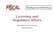 Licensing and Regulatory Affairshouse.michigan.gov/hfa/PDF/Briefings/LARA_BudgetBriefing_fy15.pdf · The Department of Licensing and Regulatory Affairs ... Licensing and Regulation