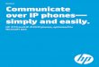 Brochure Communicate over IP phones— simply and easily. · Active Directory (Server 2008 R2) Lync Server 2010 standard edition SQL Server 2008 R2 Exchange Server 2010 Collocated