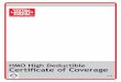 HMO High Deductible Certificate of Coverage - thcmi.com€¦ · NONDISCRIMINATION NOTICE Total Health Care complies with applicable Federal civil rights laws and does not discriminate