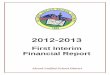 First Interim Financial Report - Alvord Unified School ... · First Interim Financial Report . Alvord Unified ... (Section S8A, Line 1 b) ... (Section Sa_B, Line 3t _ _ _ _____