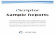 rScriptor Sample Reports - Scriptor Software, LLC Sample Reports.pdf · rScriptor Sample Reports ... On the pages that follow are sample dictations ... recommend CT or colonoscopy