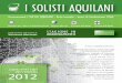 I SOLISTI AQUILANIsolistiaquilani.it/uploads/news/Solisti - programma 2012.pdf · G. ROSSINI Il barbiere di Siviglia ... M. WHITE Elegia per sax alto e archi ... WARHOL PIANO QUARTET