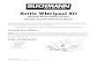 Kettle Whirlpool Kit - Blichmann Engineering Manual... · Kettle Whirlpool Kit Adjustable Whirlpool Fitting and Valve Operation, Assembly & Maintenance Manual Caution: Parts List: