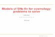 Models of SNe IIn for cosmology: problems to solve · Models of SNe IIn for cosmology: problems to solve ... photosphere one can measure the photospheric speed v ph. ... Sep. 10 ApJ,