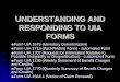 UNDERSTANDING AND RESPONDING TO UIA FORMS - …€¦ · Form UIA 1575 (Monetary Determination) Beginning date of the 52-week “Benefit Year” during which the claimant can draw