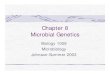 Chapter 8 Microbial Genetics - presentations/Microsoft PowerPoint...  Chapter 8 Microbial Genetics