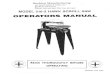 OPERATORS MANUAL - Hawk Woodworking Industries too small a Increase radius or Blade dull Replace blade. See radius decrease blade size. Blade Changing Refer-to Turnsand Procedure