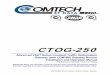 CTOG-250 - Comtech EF Data Comtech Traffic Optimization Gateway with CDM-800 Gateway Router MN-CTOG250/CD-MNCTOG250 Table of Contents Revision 3 iv CHAPTER 1