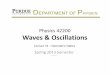 Physics 42200 Waves & Oscillationsjones105/phys42200_Spring... · Physics 42200 Waves & Oscillations Spring 2013 Semester Matthew Jones Lecture 31 – Geometric Optics. ... = −2