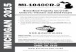 MI-1040 CR-2 Instructions Tax Information and Assistance Self Service Options The Michigan Department of Treasury (Treasury) offers a variety of services designed to assist you, and