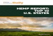 HEMP REPORT: TOP 10 U.S. STATES - mjbizdaily.com · Kentucky saw hemp’s promise as a potential replacement for tobacco, once grown in abundance across the Bluegrass State. Kentucky
