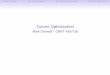 Convex Optimization - Mark Schmidt - CMPT 419/726schmidtm/Documents/2013_Notes_ConvexOp… · Convex FunctionsSmooth OptimizationNon-Smooth OptimizationStochastic Optimization Convex